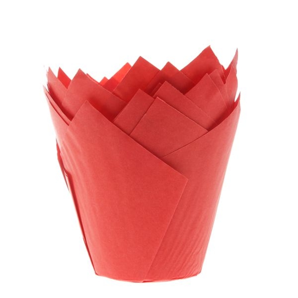 Tulip Cupcake Case - Red